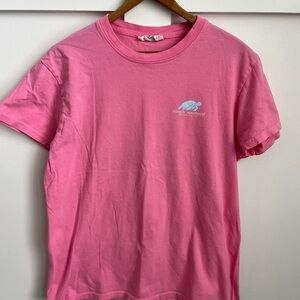 Simply Southern Pink Turtle Short Sleeve Tee S